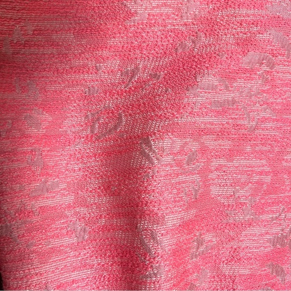 BETSEY JOHNSON Jacquard Structured Pink Mini A-Line Dress Size 6 - Picture 7 of 13